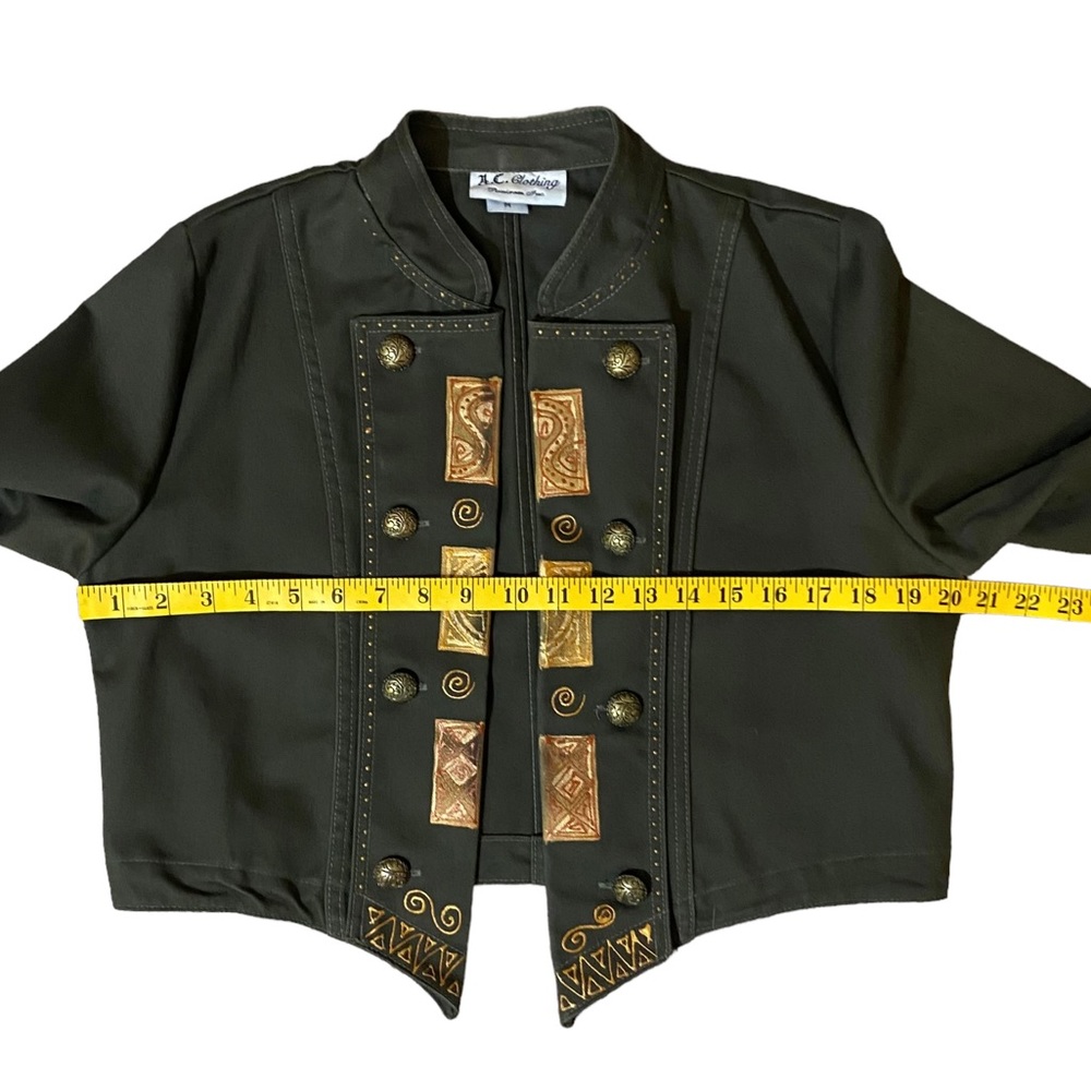 VINTAGE A.C. CLOTHING CROP JACKET SZ M - Picture 9 of 15